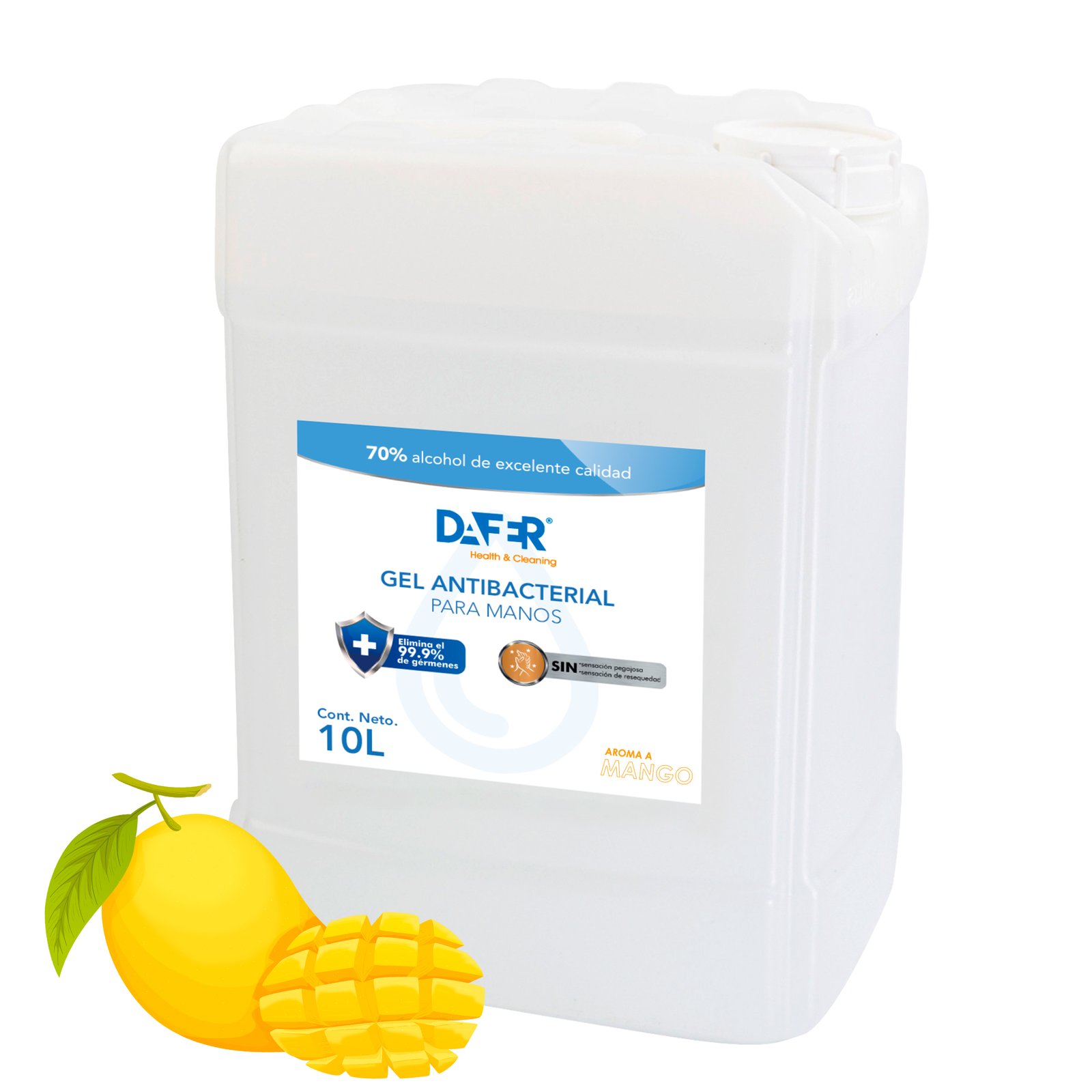 Gel antibacterial de 20 Litros con AROMA | Dafer Health