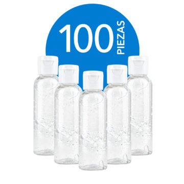 Gel antibacterial 60 ml paquete 100 piezas neutro