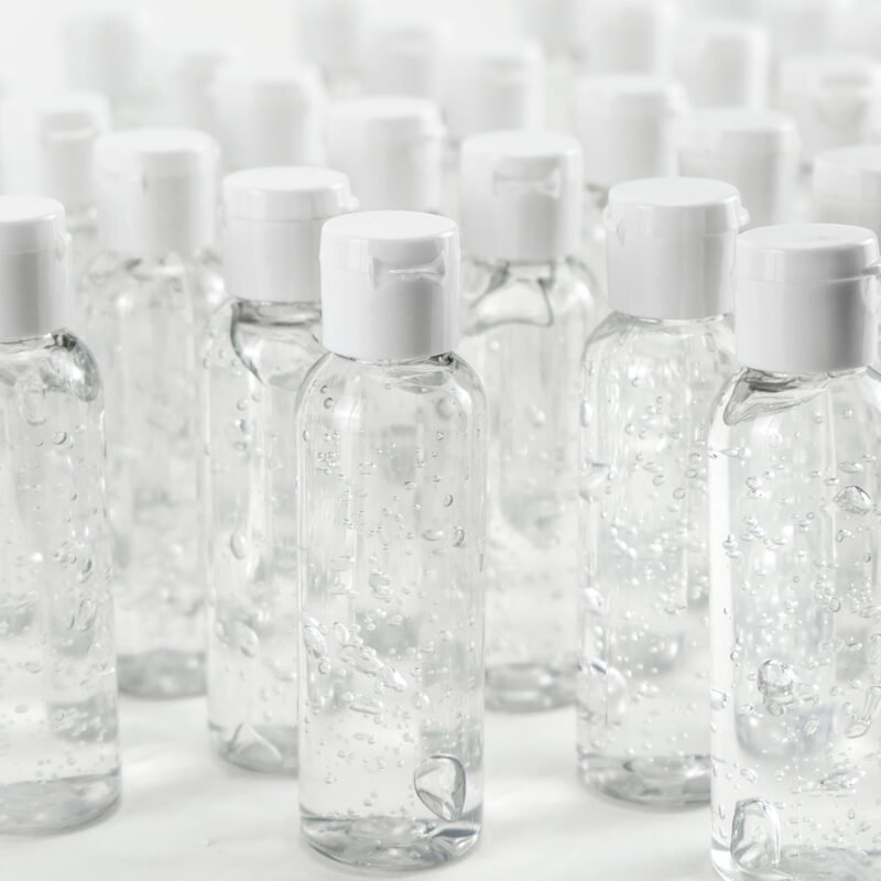 gel antibacterial 60 ml paquete 100 piezas